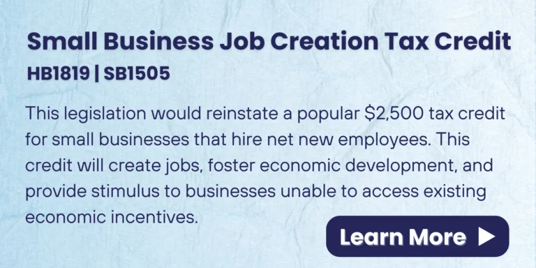 Small Business Job Creation Tax Credit SBAC Illinois